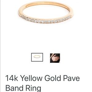 Adina Reyter 14K Pave Diamond Band